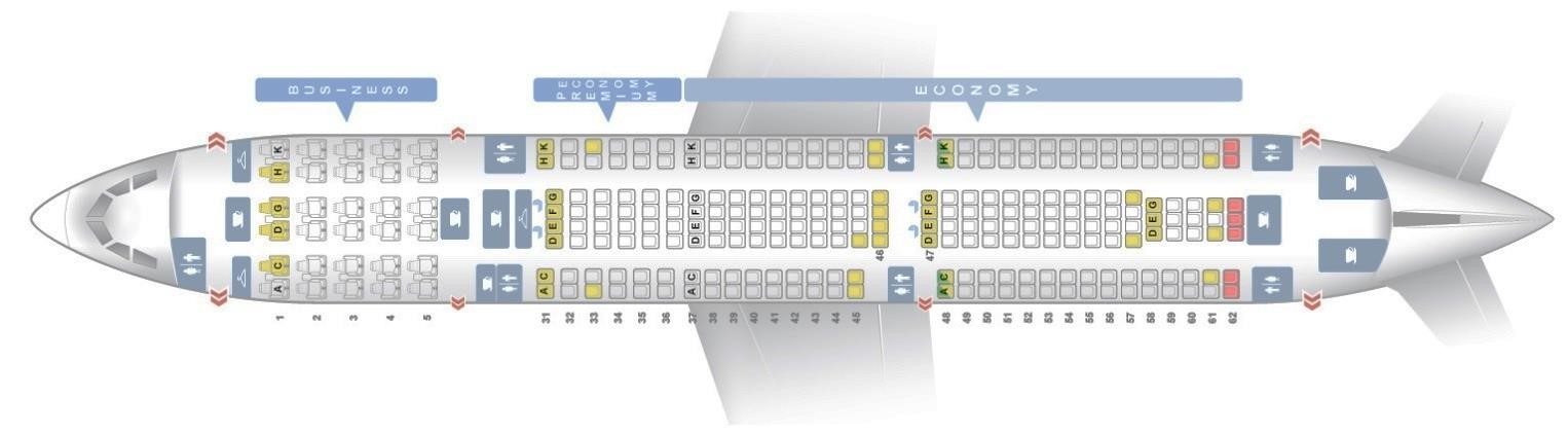 Северный ветер airbus 330 200 схема салона